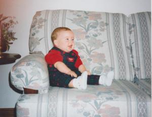 Simpler times, when I was a happy lil' chunk.
